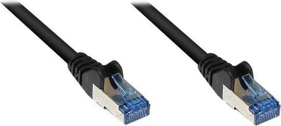 Hyvät liitännät Alcasa HYVÄT LIITÄNNÄT - liitäntäkaapeli - RJ-45 (M) - RJ-45 (M) - 0,5 m - parit metallikalvossa (PiMf) - (luokka 6a) - halogeeniton -