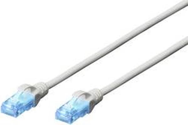 Digitus 15m Cat5e U-UTP verkkokaapeli U/UTP (UTP) Harmaa