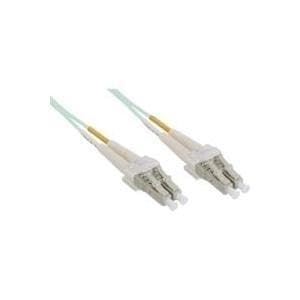 InLine - Patch-kabel - LC Multi-Mode (M) - til - LC Multi-Mode (M) - 2,0 m - Fiberoptik - 50/125 mikron - OM3 - Halogenfri - Turkis (88542O)