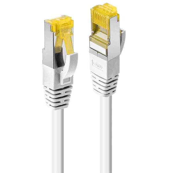 Lindy - Patchkabel - RJ-45 (M) - RJ-45 (M) - 1,5m - SFTP, PiMF -Cat.7 råkabel - glat, halogenfri - hvid (47323)