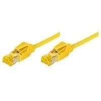 Tecline 0,3m Cat6a RJ-45 - RJ-45 - RJ-45 - Han/Han - Guld - 10/100/1000Base-T(X) - Cat6a (722003Y)