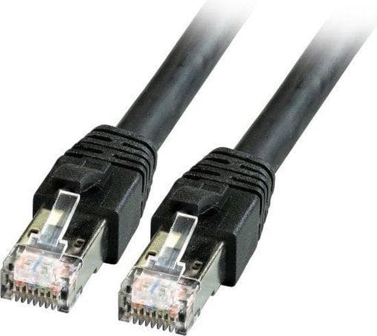 Producent: EFB Elektronik RJ45 patchkabel S/FTP, Cat.8.1, BC, LSZH, 1m, sort Cat.8.1 patchkabel er velegnet til 25GBASE-T og 40GBASE-T applikationer b