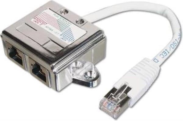 ASSMANN Electronic AT-AG CX2 verkkokaapeli 0,19 m Cat5 Valkoinen