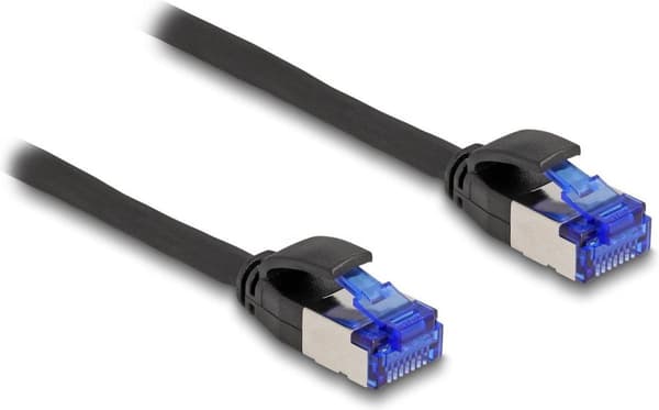 Delock RJ45 -verkkokaapeli Cat.6A S/FTP Slim 3 m musta (80229)
