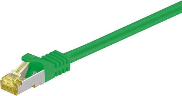 Cat7 S/FTP (PIMF) patchkabel 0,50 meter grön