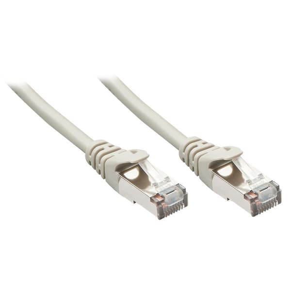 Lindy - Patch johto - RJ-45 (M) - RJ-45 (M) - 30 cm - Kalvottu suojaamaton kierretty pari (F/UTP) - CAT 5e - muotoiltu, koukuton, säikeinen - Harmaa (