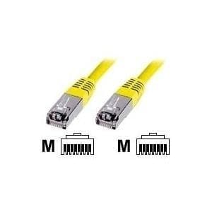 DIGITUS Ecoline - Patchkabel - RJ-45 (M) til RJ-45 (M) - 1 m - SFTP - CAT 5e - Gul