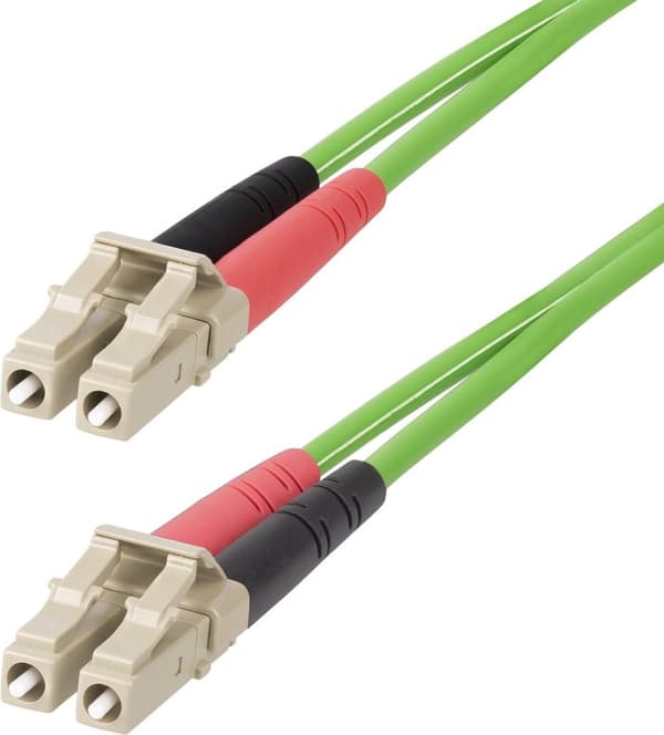 StarTech.com 20 m (65 fot) LC till LC (UPC) OM5 multimode fiberoptisk kabel, 50/125 µm duplex LOMMF-dragkedja