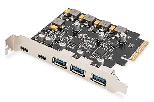 DIGITUS PCIe-kort 10 Gbps 2x USB-C/3x USB-A (DS-30222)