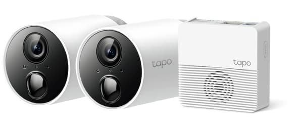 TP-Link Tapo C400S2 Rund IP-säkerhetskamera inomhus och utomhus 1920 x 1080 pixlar vägg