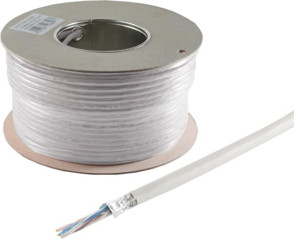 S/CONN maksimale tilslutningsmuligheder netværkskabel LAN patch-kabel, cat 5e F/UTP, 500.0m (75210-500)