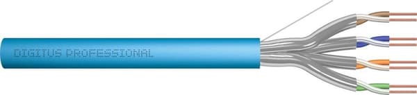 Digitus 500m, cat6a netværkskabel U/FTP (STP) blå m