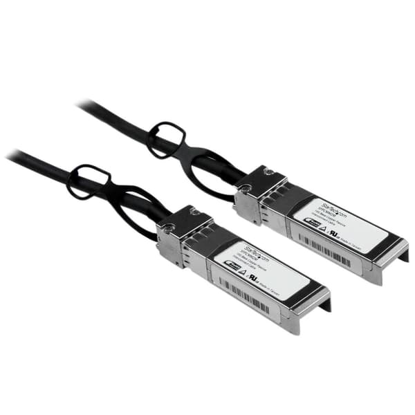 StarTech.com Cisco-kompatibelt SFP+ Twinax-kabel - 10GBASE-CU SFP+-kabel til direkte tilkobling - direkte tilkoblingskabel - SFP+ til SFP+ - 2m - twin