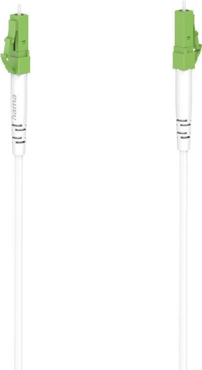 Hama 00200785 Fiberoptisk kabel 9 m LC/APC Grön - Vit (00200785)
