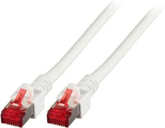 Producent: EFB Elektronik RJ45 patchkabel S/FTP, Cat.6, LSZH, 50m, hvid Det skærmede Cat.6 RJ45 patchkabel sikrer meget gode egenskaber til 5 Gigabit