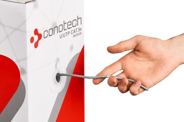 U/UTP LAN -luokka. 5e verkkokaapeli Conotech metriä kohden