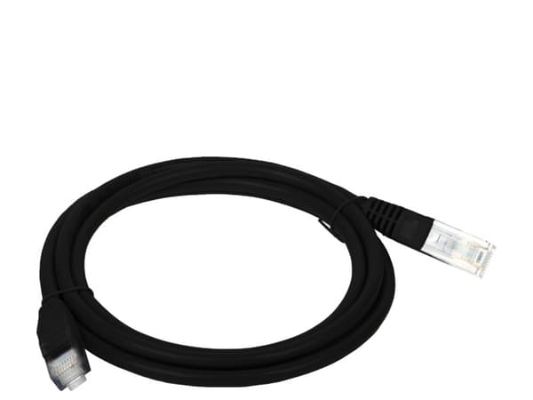 Alantec KKU5CZA2 netværkskabel Sort 2 m Cat5e U/UTP (UTP)
