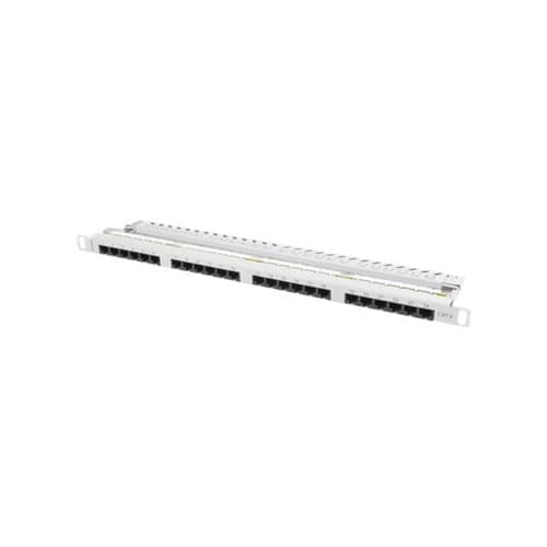 Lanberg PPU6-0024-S - patch-panel - 0.5U - 19"