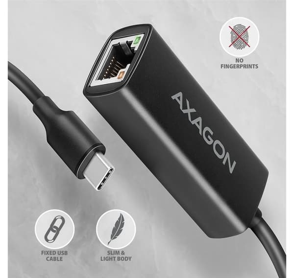 AXAGON, ADE-ARC USB-C Gigabit Ethernet-adapter