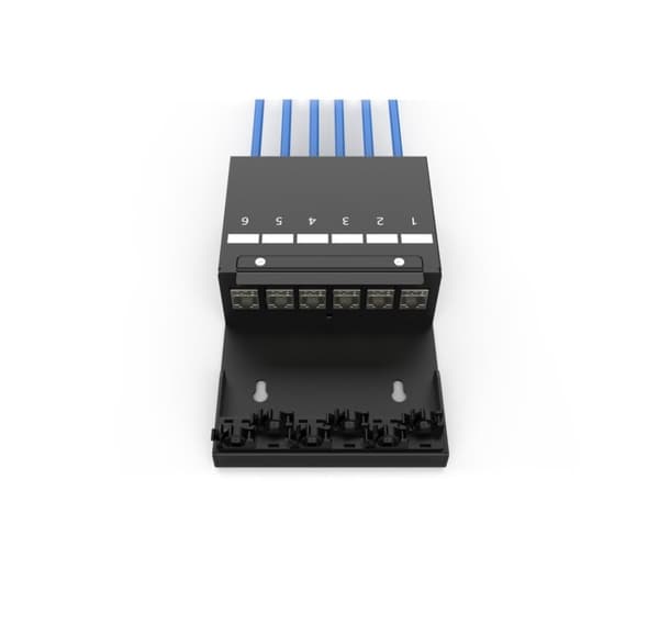 Digitus, konsolideringspunktboks, 6-ports Keystone-moduler med intelligent kabelhåndtering, DN-93708-6