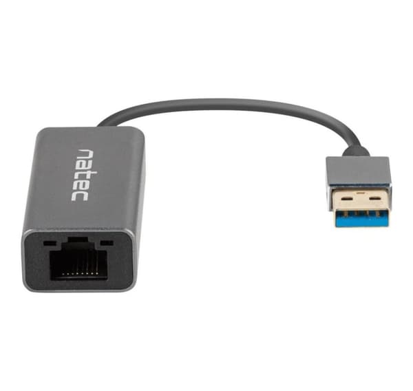 Natec, USB Type-A - RJ45, Ethernet-sovitinverkkokortti, NNC-1924 Cricket USB 3.0