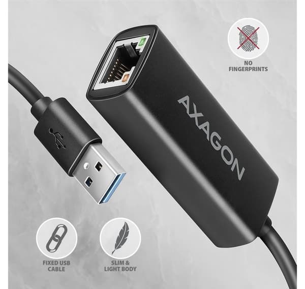 AXAGON, ADE-AR USB-A Gigabit Ethernet-adapter