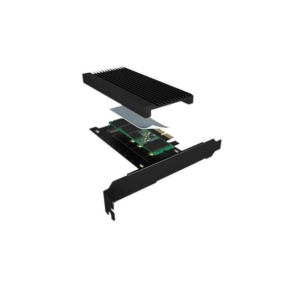 Raidsonic, omvandlare för 1x HDD/SSD för PCIe x4-kortplats, IB-PCI208-HS