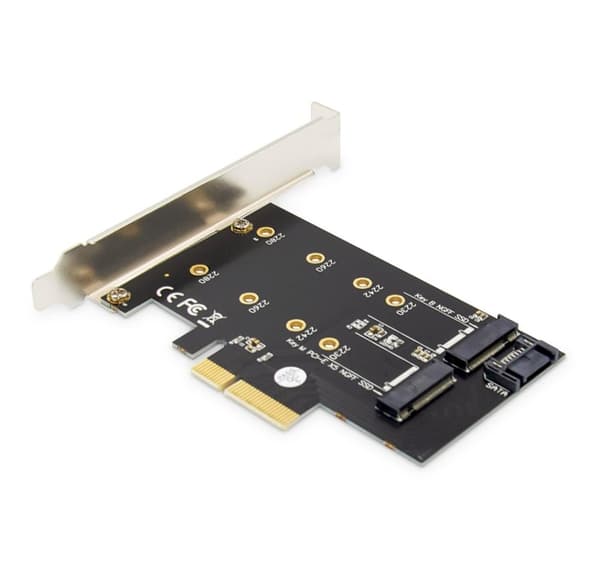 Digitus, M.2 NGFF / NVMe SSD PCI Express 3.0 (x4) tilføjelseskort, DS-33170