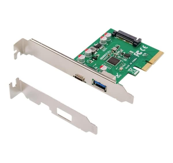 Digitus, PCIe-kort, USB-C 3.1 Gen 2, 10Gpbs, USB-A 3.1, DS-30225