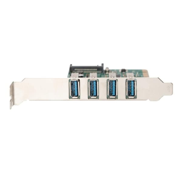 Digitus, USB 3.0, 4 portar, PCI Express tilläggskort 4 portar A/F Extern, VL805 chipset, DS-30221-1