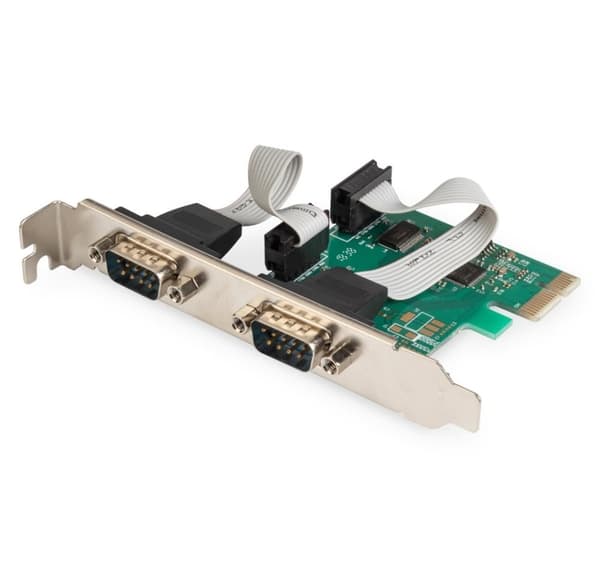 Digitus, 2-ports serielt interfacekort, PCIe, DS-30000-1
