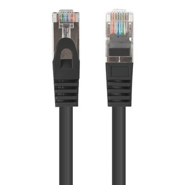 Nätkabel UTP Styv Kategori 6 Lanberg PCF6-20CC-0200-BK Svart 2 m