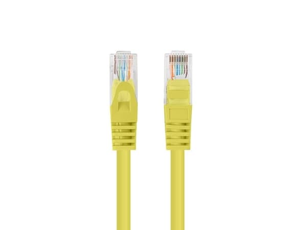 Fluke Passed Lanberg patchkabel kat.6 UTP 1 m gul 10-pak