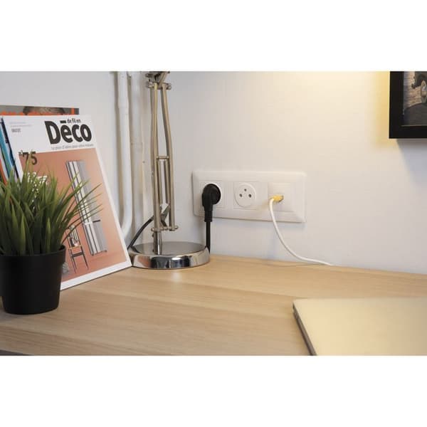 RJ45 CAT6 nätverksuttag - Vitt - Artezo - Zenitech