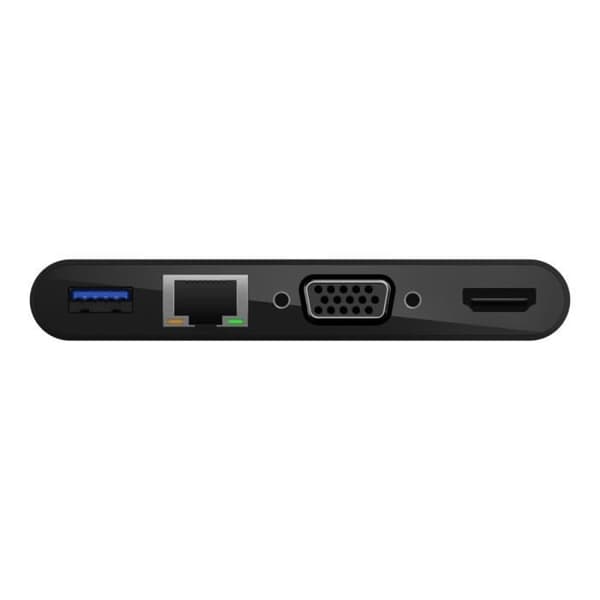Belkin USB Hub 4 i 1 USB-C HUB (HDMI, VGA, RJ45, USB-A)