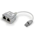 Miniatyrbild 1 av 4: RJ45 nätverksdelare - Waytex - 35052 - Cat 5E - Skärmad - 1 hane till 2 honor