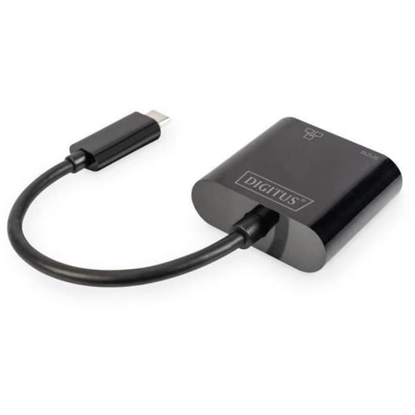 Digitus DN-3027 USB-C, RJ45-adapter DN-3027 [1x USB-C™ hane - 1x RJ45 hona, USB-C™ hona] med RJ45-uttag, med