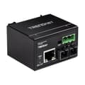 Miniatyrbild 3 av 4: TRENDnet TI-F10SC Fast Ethernet fiberoptisk mediakonverterare 10Base-T, 100Base-FX, 100Base-TX RJ-45 - SC Multi-Mode...