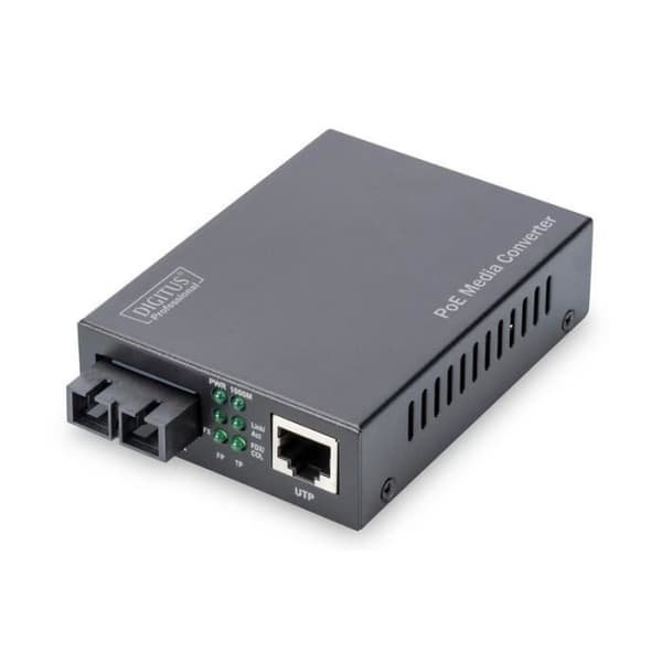 Ethernetkonverter Digitus DN-82150 - 1000 Mbit/s - 500 m - PoE - Multimode - SC