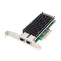 Miniatyrbild 2 av 4: DIGITUS NÄTVERKSADAPTER 10 GBIT-S DUAL PORT ETHERNET SERVER PCIE