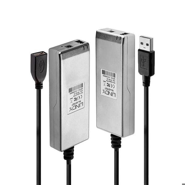 USB Extender - LINDY - MM LWL-Fiber Optik - 200 m - Plug&Play - Stöder USB 2.0