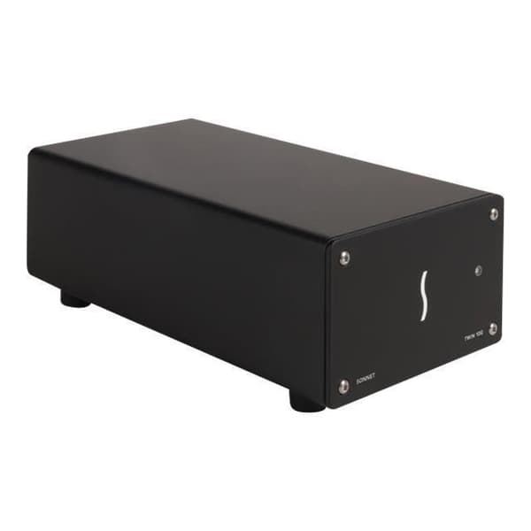 Sonnet Twin 10G SFP+ Thunderbolt 3 Edition nätverksadapter Thunderbolt 3 10 Gigabit SFP+ x 2 Svart