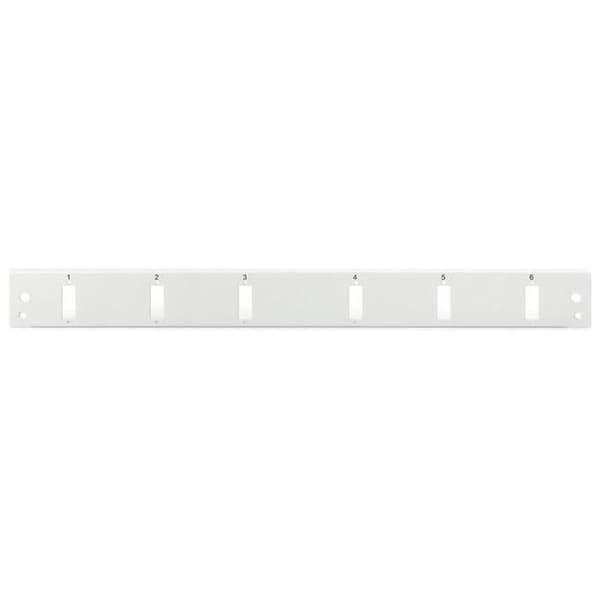 DIGITUS Fiberoptisk skarvlåda framkåpa - Fiberoptisk patchpanel - 6X SC DX - 19 tum 1U snabbkoppling