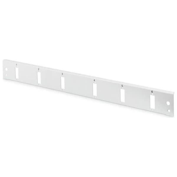 DIGITUS Fiberoptisk skarvlåda framkåpa - Fiberoptisk patchpanel - 6X SC DX - 19 tum 1U snabbkoppling