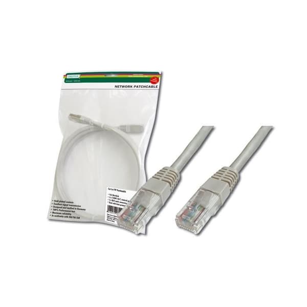 Premium RJ45 patchkabel - DIGITUS - CAT 5e - 1,5 m - Grå