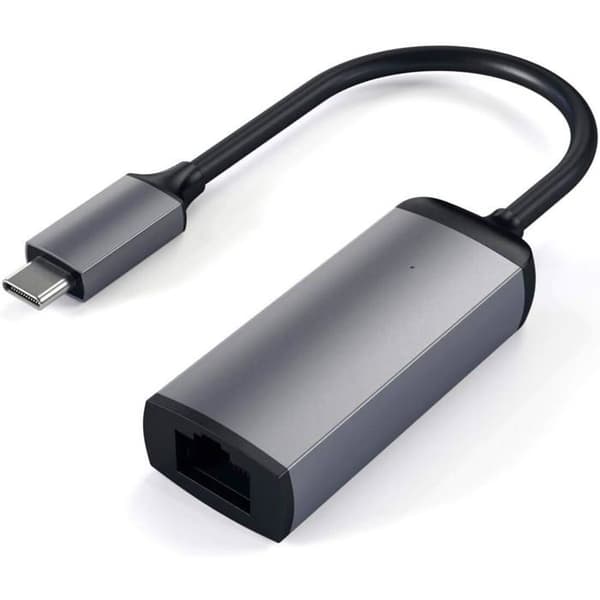 Typ-C till hona Ethernet SA-ST-TCEN Satechi Single Wing Adapter Grå