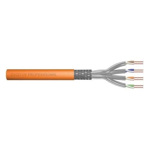 Digitus Cat7 installationskabel - 25m - Orange - 1200 MHz - S/FTP