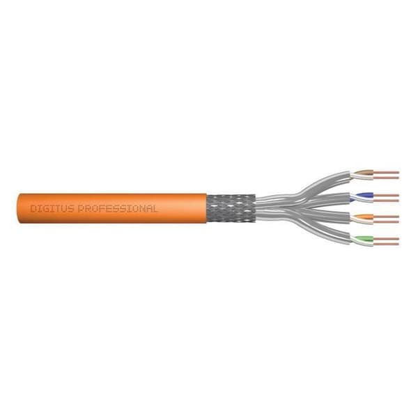 Digitus Cat7 installationskabel - 25m - Orange - 1200 MHz - S/FTP