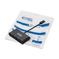 Miniatyrbild 3 av 4: Nanokabel 10.16.4401-BK, USB 2.0, USB 3.0 (3.1 Gen 1) Typ-C, 0,1 m, USB, svart, 180 mm