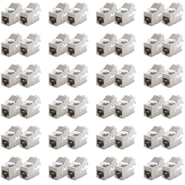 Modul Keystone - DELEYCON - CAT6a MINI - 10 Gbit/s - 500 MHz - Silver